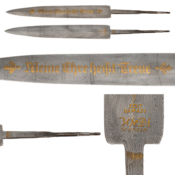 SS High Leader Damascus Honor Blade